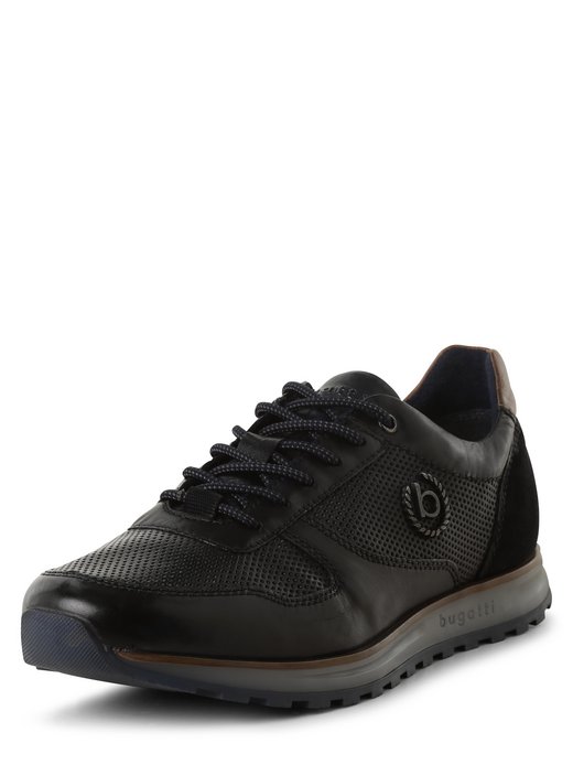 Męskie skórzane buty sportowe