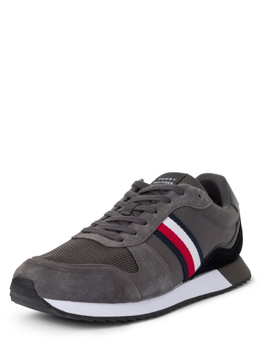 Męskie skórzane buty sportowe