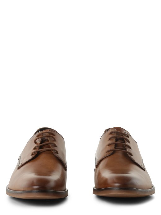 Męskie skórzane buty sznurowane - Odil