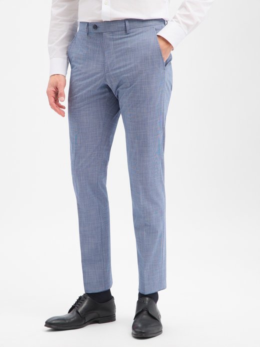 Męskie spodnie garniturowe