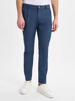 Męskie spodnie plisowane - Todd Tapered Slim Fit