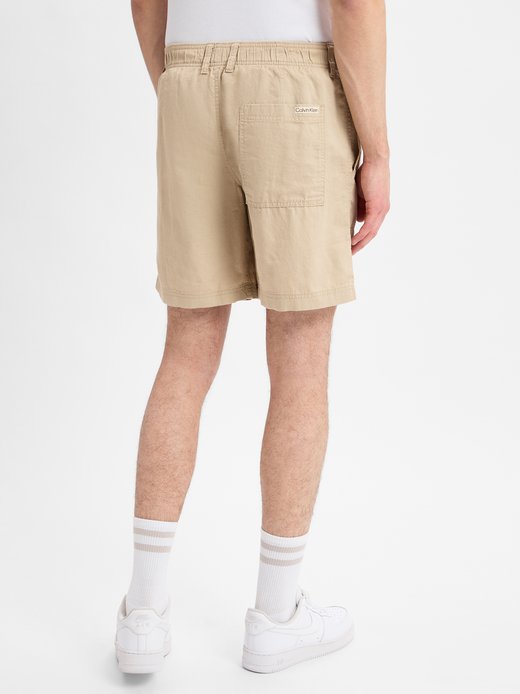 Męskie szorty z zawartością lnu