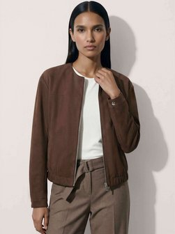 Madeleine Blouson in Veloursoptik