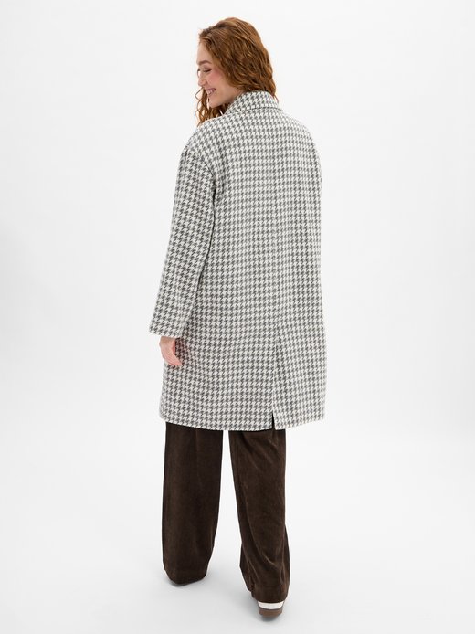 Płaszcz damski z zawartością wełny - Hella