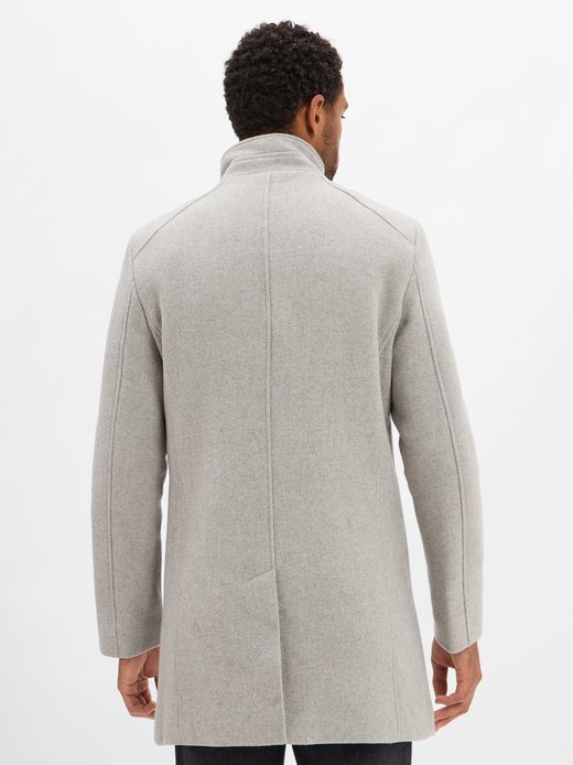 Płaszcz męski z zawartością wełny