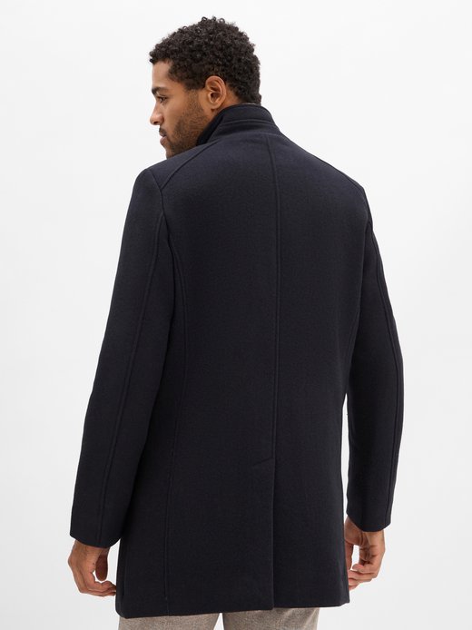 Płaszcz męski z zawartością wełny