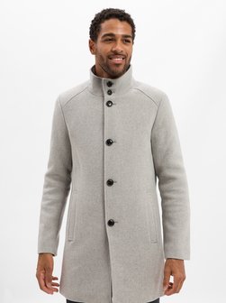 Płaszcz męski z zawartością wełny