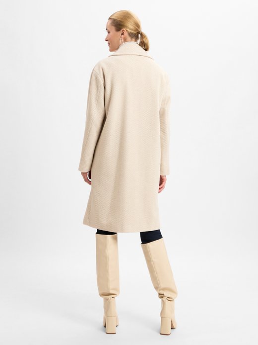 Płaszcz wełniany damski