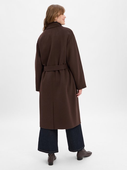 Płaszcz wełniany damski