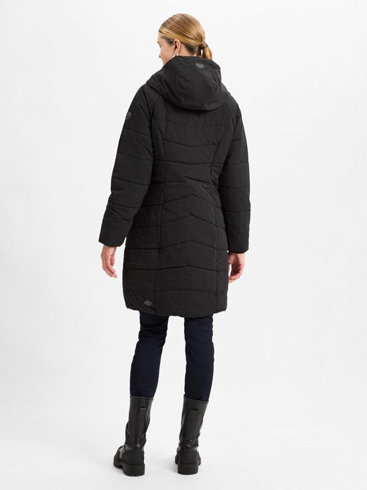 Pikowany płaszcz damski - Dizzie