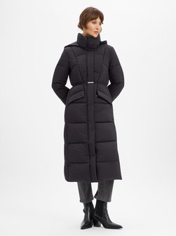 Pikowany płaszcz damski - Pamaxi4