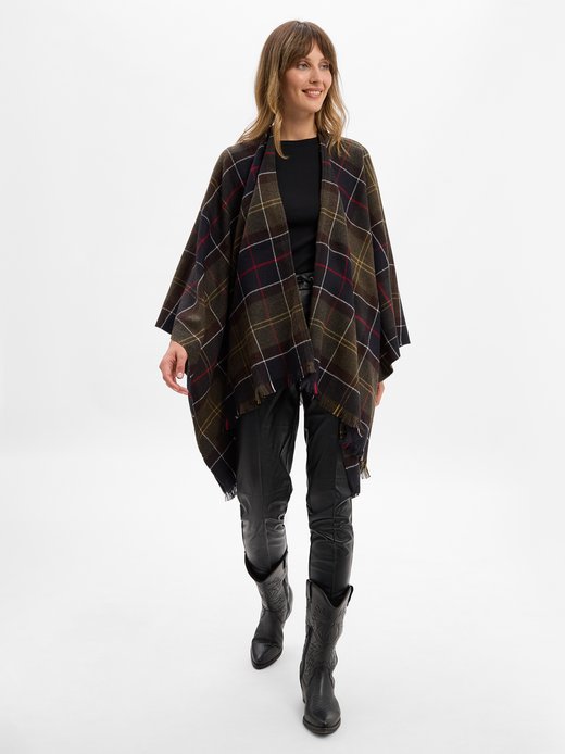 Ponczo damskie - Staffin Tartan Serape