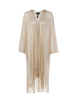 Ponczo z siateczki dla kobiet