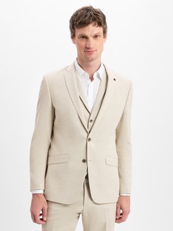 Artikelbild Sakko mit Leinenanteil von Roy Robson in beige uni