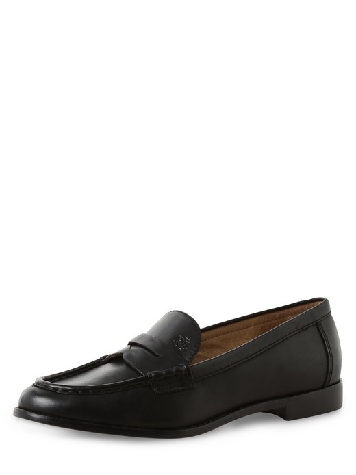 Skórzane loafersy damskie