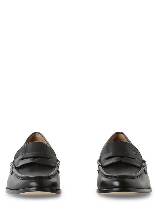 Skórzane loafersy damskie