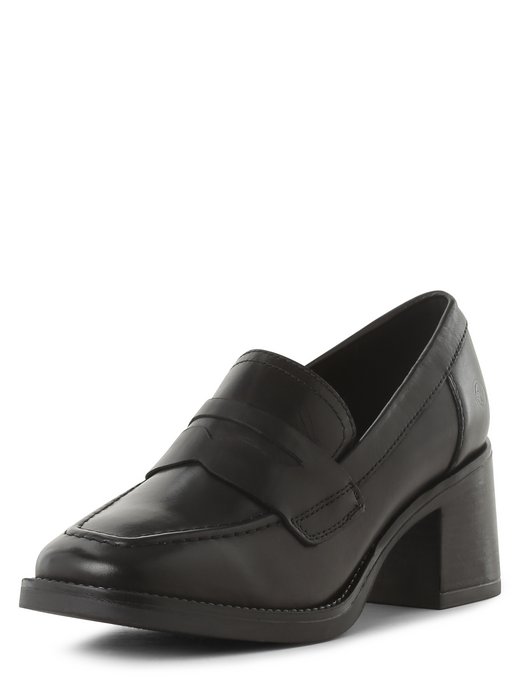 Skórzane loafersy damskie