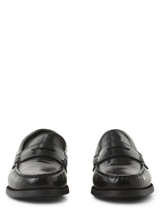 Skórzane loafersy damskie