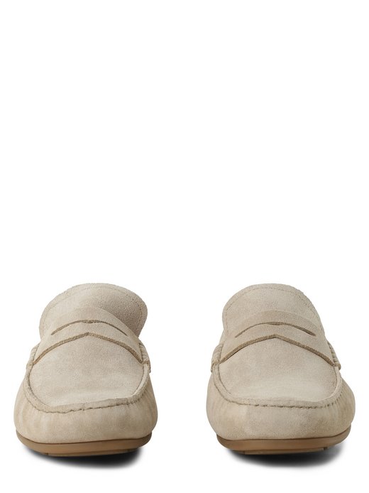 Skórzane loafersy męskie