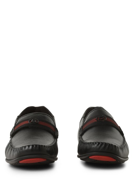 Skórzane loafersy męskie