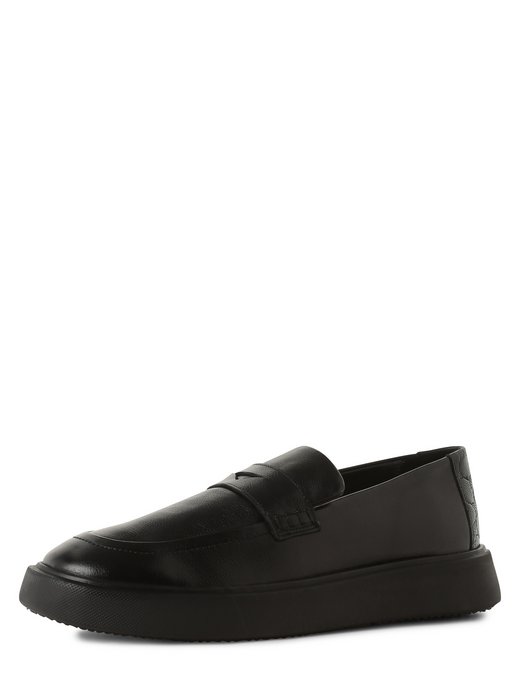 Skórzane loafersy męskie