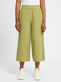 Spodnie damskie culottes z lnem - VIPrisilla