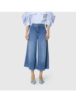 Spodnie damskie jeansowe culottes - Ella
