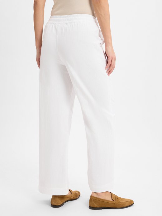 Spodnie damskie z zawartością lnu - Grasielle