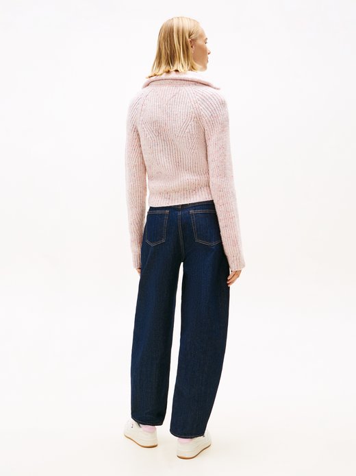 Spodnie damskie z zawartością wełny