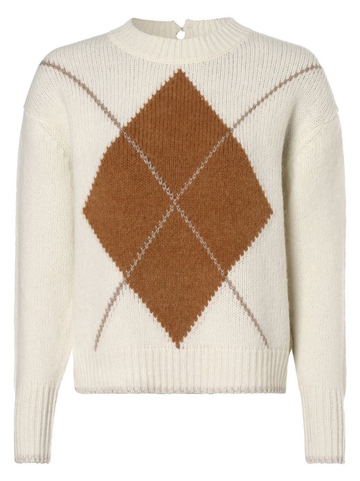 Sweter damski z dodatkiem alpaki – Zoom Diamond