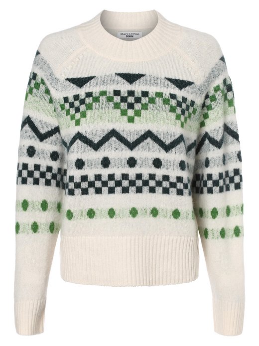 Sweter damski z dodatkiem alpaki