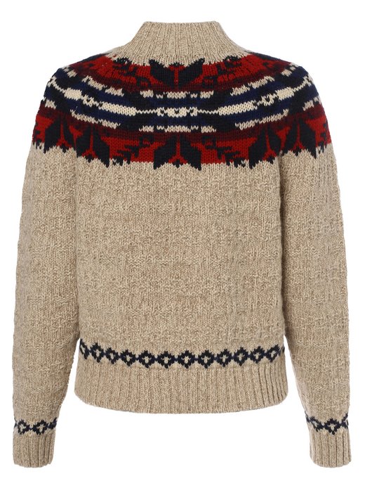 Sweter damski z dodatkiem lnu
