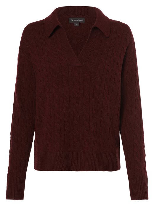 Sweter damski z domieszką wełny merino