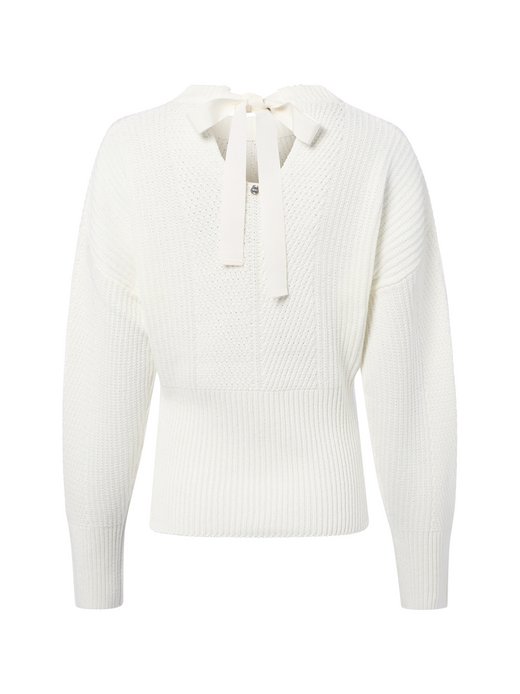Sweter damski z domieszką wełny