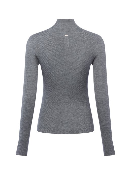 Sweter damski z dzianiny - Foliora