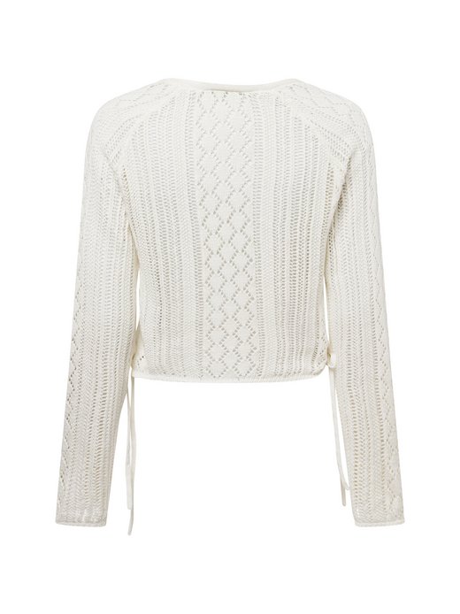 Sweter damski z dzianiny - NMLuna