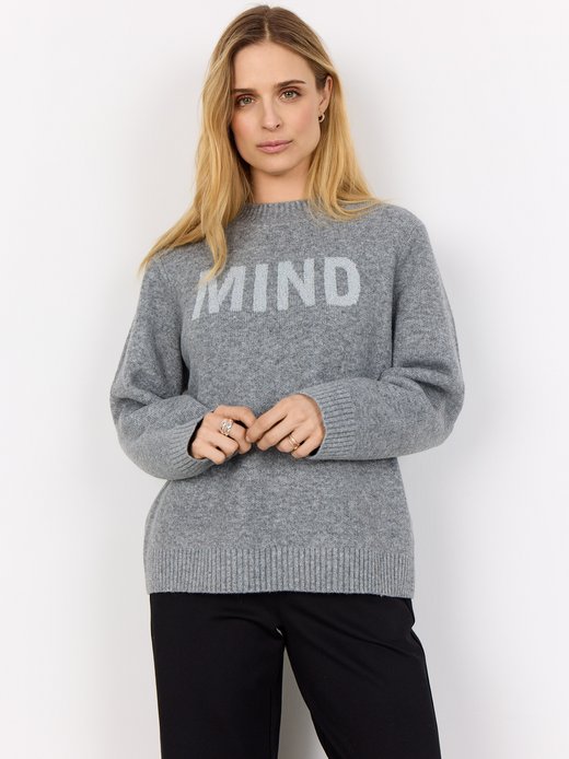 Sweter damski z dzianiny - SC-Audrey