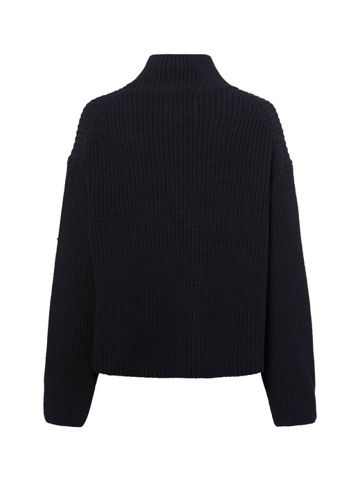 Sweter damski z dzianiny ściągaczowej