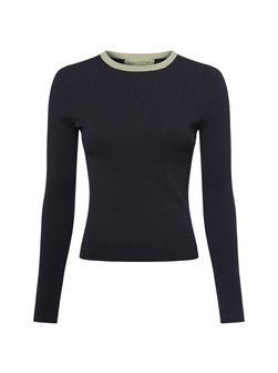 Sweter damski z dzianiny ściągaczowej