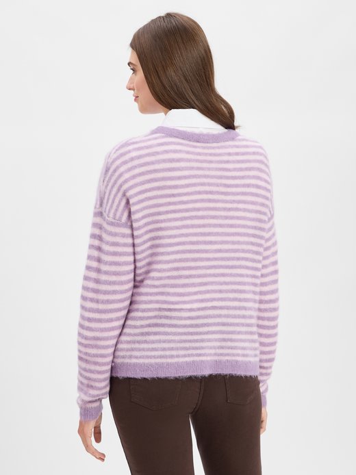 Sweter damski z dzianiny z zawartością alpaki - Nenybay