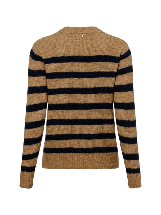 Sweter damski z dzianiny z zawartością alpaki