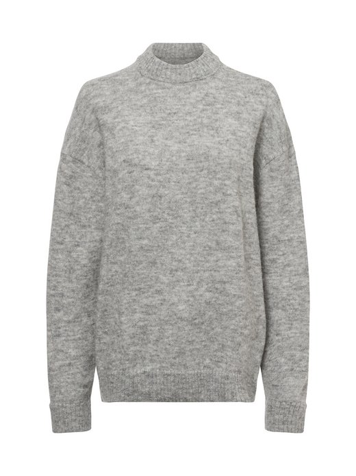 Sweter damski z dzianiny z zawartością alpaki