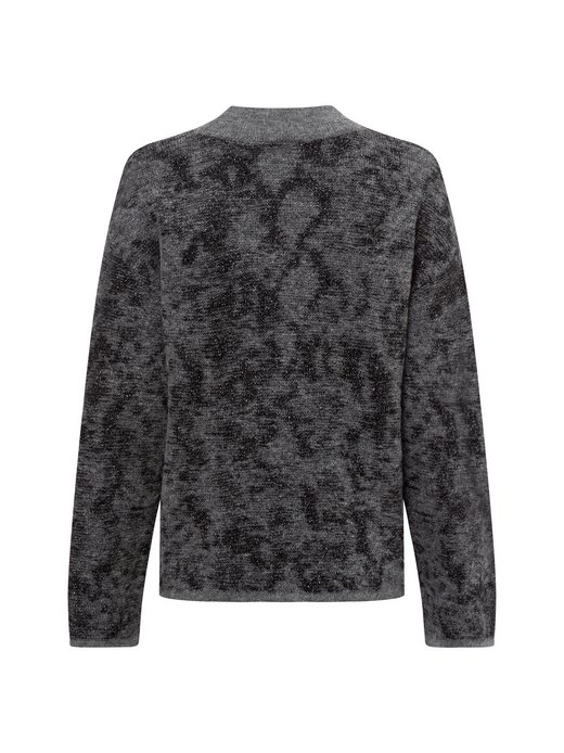 Sweter damski z dzianiny z zawartością alpaki