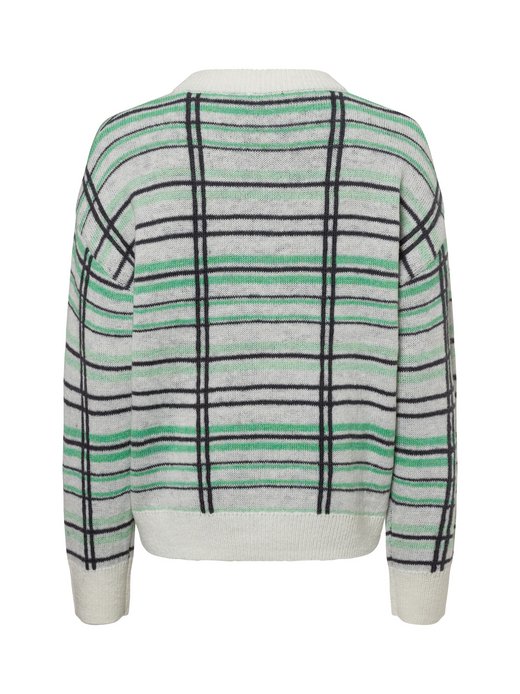 Sweter damski z dzianiny z zawartością alpaki