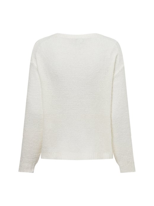 Sweter damski z dzianiny z zawartością alpaki