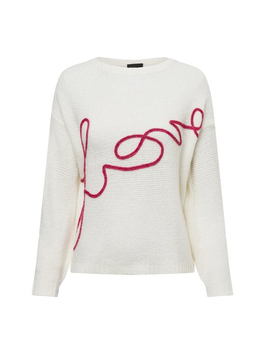 Sweter damski z dzianiny z zawartością alpaki