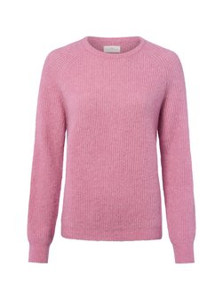 Sweter damski z dzianiny z zawartością alpaki