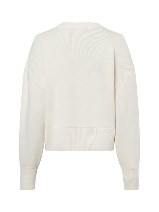 Sweter damski z dzianiny z zawartością wełny dziewiczej - Sisminye