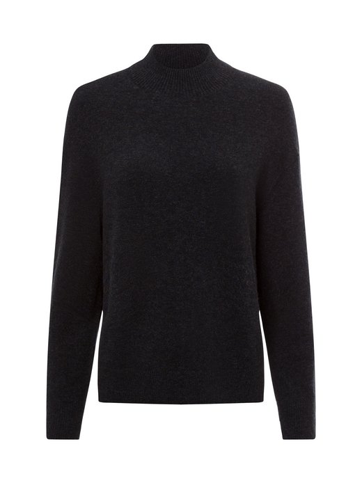 Sweter damski z dzianiny z zawartością wełny dziewiczej