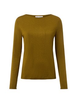 Sweter damski z dzianiny z zawartością wełny dziewiczej